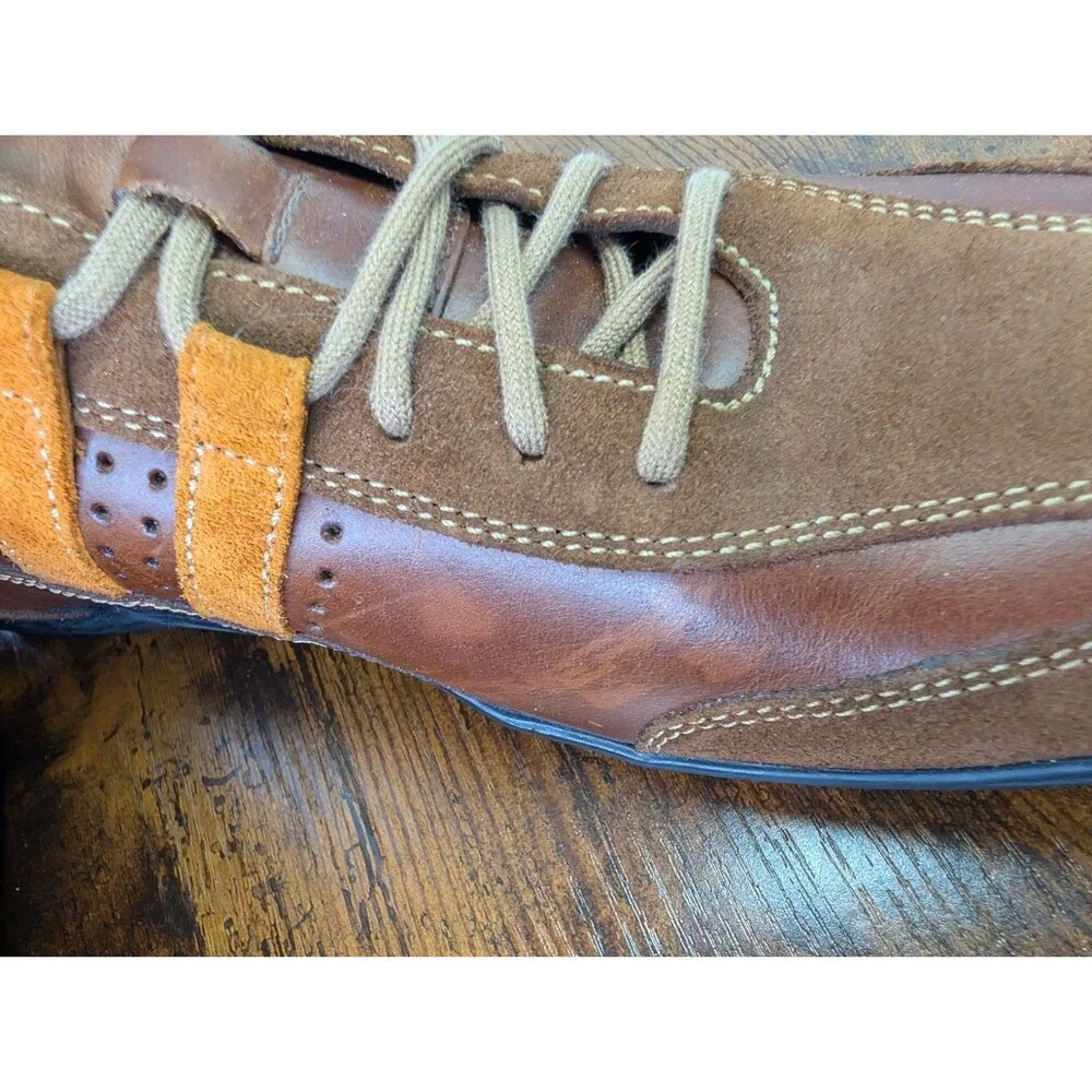 Cole Haan Suede Leather Lace Up Sneakers Shoes Size 10M